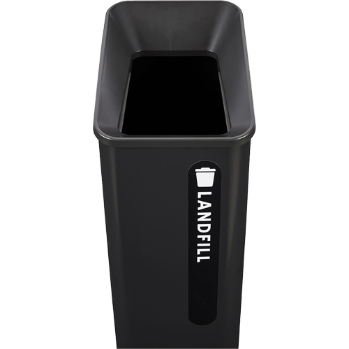 Bac d'ordures destin&eacute;s &agrave; l'enfouissement Sustain, Plastique/Acier, 15 gal. US Equipex
