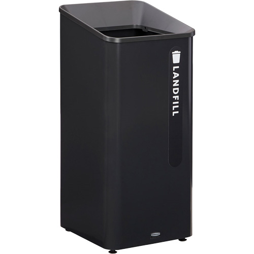 Bac d'ordures destin&eacute;s &agrave; l'enfouissement Sustain, Plastique/Acier, 23 gal. US Equipex
