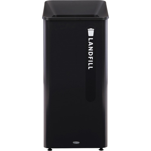 Bac d'ordures destin&eacute;s &agrave; l'enfouissement Sustain, Plastique/Acier, 23 gal. US Equipex