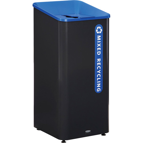 Sustain Mixed Recycling Container, Bulk, Plastic, 23 US gal. Equipex