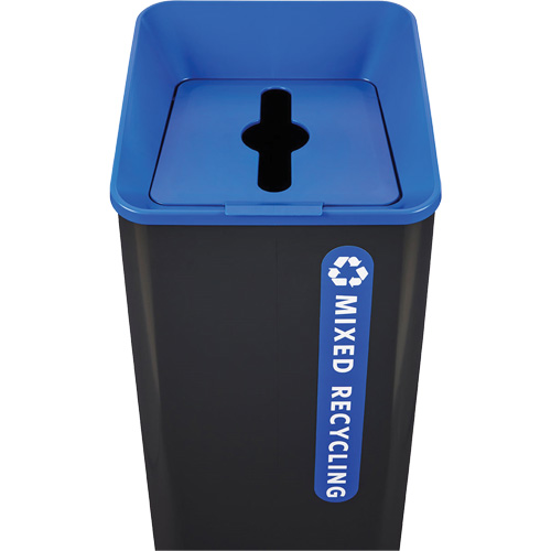 Sustain Mixed Recycling Container, Bulk, Plastic, 23 US gal. Equipex