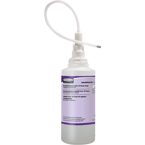Recharge de savon mousse sans parfum ni colorant pour les mains OneShot, Mousse, 800 ml, Sans parfum Equipex