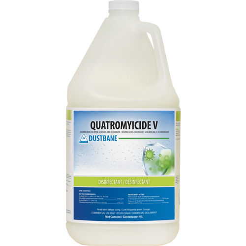Quatromyicide V Disinfectant, Sanitizer & Deodorizer, 4 L, Jug Equipex