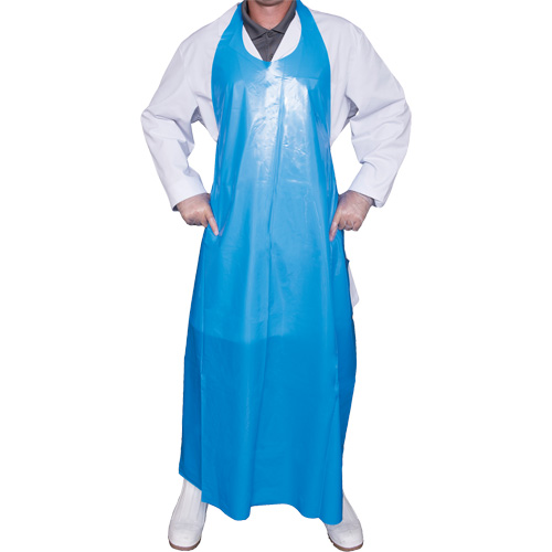 Tablier Top Dog de 8 mil, Polyur&eacute;thane, 45" lo x Bleu Equipex
