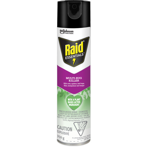 Insecticide polyvalent Essentials Raid, 350 g, Canette a&eacute;rosol Equipex