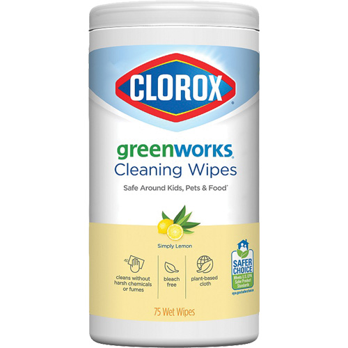 GreenWorks Cleaning Wipes, 75 Wipes Equipex