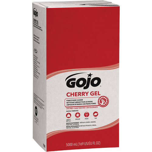 Hand Cleaner for Pro TDX Dispenser, Gel/Pumice, 5000 ml, Refill, Cherry Equipex