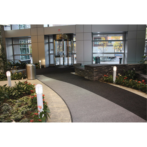 Tapis dentr&eacute;e Supreme Knob, Essuie-pieds/grattoir, 3-1/2' x 6' x 7/16", Charbon Equipex