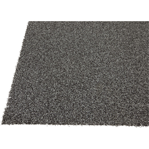 Tapis dint&eacute;rieur/ext&eacute;rieur Tundra, Latex/Polypropyl&egrave;ne, Grattoir Type, Motif Velours touffet&eacute;, 3-1/2' x 10', Gris Equipex