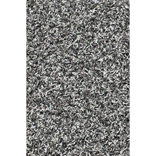 Tapis dint&eacute;rieur/ext&eacute;rieur Tundra, Latex/Polypropyl&egrave;ne, Grattoir Type, Motif Velours touffet&eacute;, 3-1/2' x 10', Gris Equipex