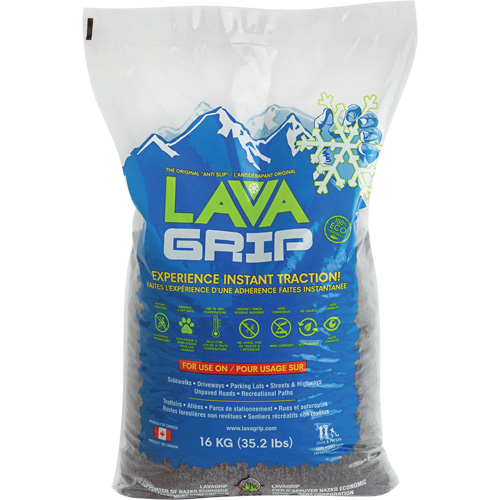 Aide &agrave; la traction LavaGrip, Taille du conteneur 35,3 lb (16 kg), Sac Equipex