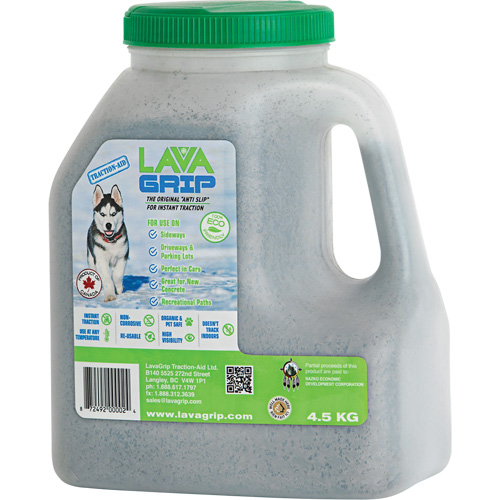 Aide &agrave; la traction LavaGrip, Taille du conteneur 9,9 lb (4,5 kg), Cruche Equipex