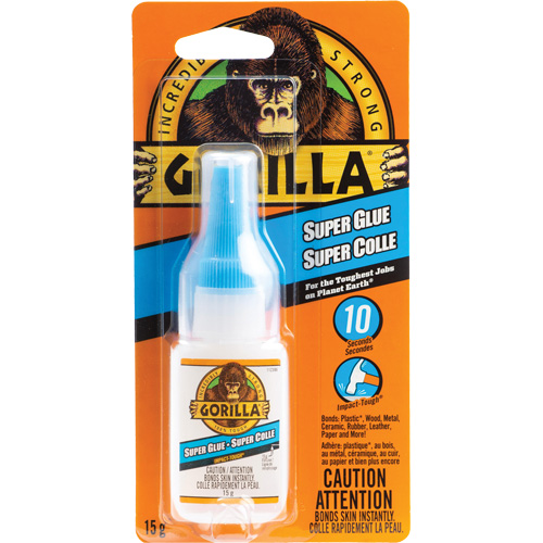 Super Glue, 15 g, Bottle, Clear Equipex