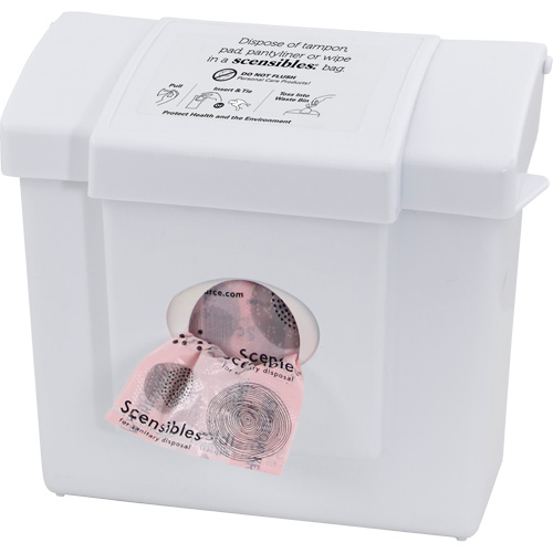 Contenant &agrave; d&eacute;chets & distributeur combin&eacute; Scensibles Equipex