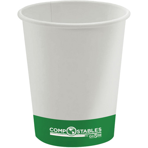 Single Wall Hot/Cold Compostable Paper Cups, 12 oz., Multi-Colour Equipex