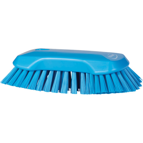 Brosse &agrave; main, Soies Tr&egrave;s ferme, Longueur de 9-1/10", Bleu Equipex