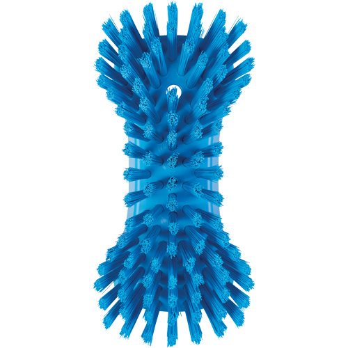 Brosse &agrave; main, Soies Tr&egrave;s ferme, Longueur de 9-1/10", Bleu Equipex