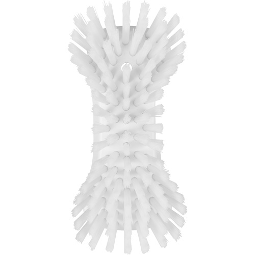 Brosse &agrave; main, Soies Tr&egrave;s ferme, Longueur de 9-1/10", Blanc Equipex