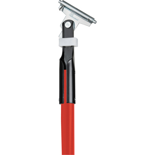 Manche rouge pour vadrouille &agrave; &eacute;pousseter Clipper, Fibre de verre, 1" dia, 60" lo Equipex