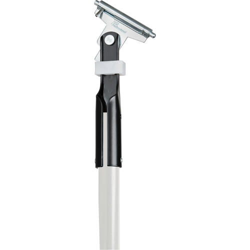 White Clipper Dust Mop Handle, Fibreglass, 1" Diameter, 60" Length Equipex