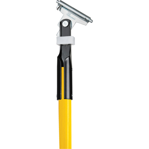 Manche jaune pour vadrouille &agrave; &eacute;pousseter Clipper, Fibre de verre, 1" dia, 60" lo Equipex