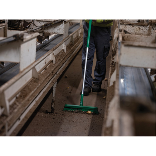 T&ecirc;te de balai-brosse, Crins Fin/Ferme, 16-1/2", Polyester/Polypropyl&egrave;ne, Vert Equipex