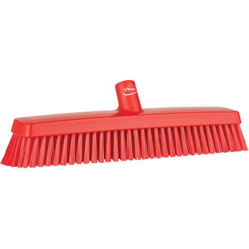 T&ecirc;te de balai-brosse, Crins Fin/Ferme, 16-1/2", Polyester/Polypropyl&egrave;ne, Rouge Equipex