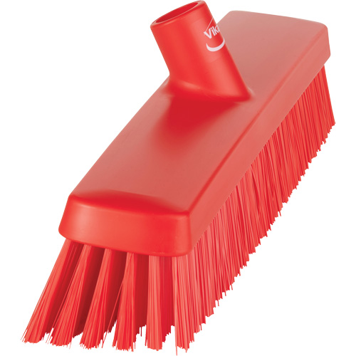 T&ecirc;te de balai-brosse, Crins Fin/Ferme, 16-1/2", Polyester/Polypropyl&egrave;ne, Rouge Equipex