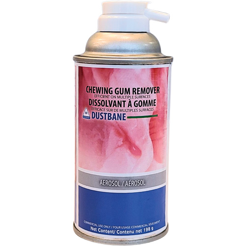Nettoyant pour gomme &agrave; m&acirc;cher, 198 g, Canette a&eacute;rosol Equipex