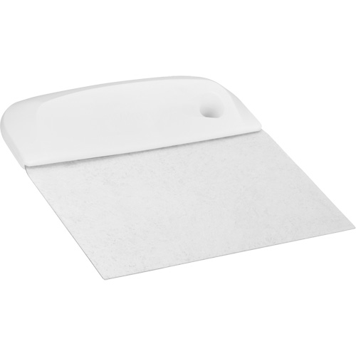 Flexible Stainless Steel Dough Cutter/Scraper, White, 4-1/2" W x 5-3/4" L Equipex