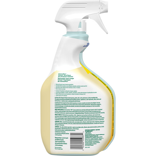 CloroxPro Clorox EcoClean All-Purpose Cleaner, 946 ml, Trigger Bottle Equipex