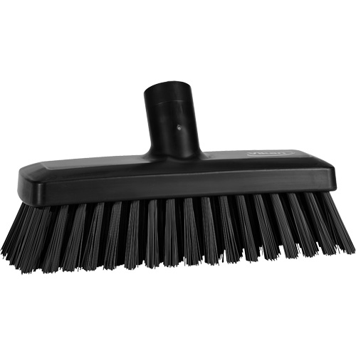 Balai compact pour murs et terrasses, Crins Ferme, 8-9/10", Polyester/Polypropyl&egrave;ne, Noir Equipex