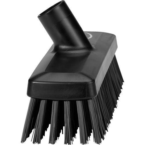 Balai compact pour murs et terrasses, Crins Ferme, 8-9/10", Polyester/Polypropyl&egrave;ne, Noir Equipex