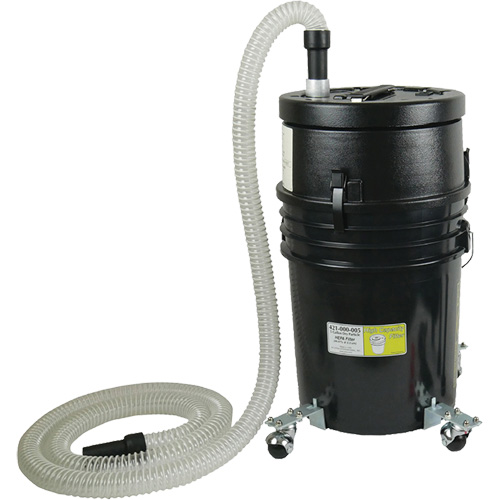 High Capacity HEPA Abatement Vacuum, Dry, 5 US Gal. (18.92 Litres) Equipex