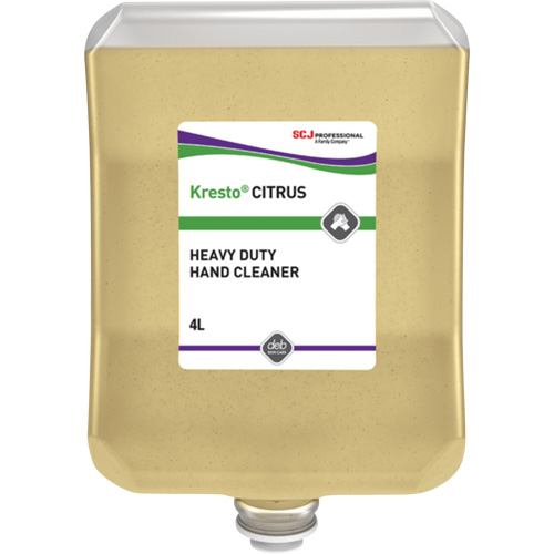 Savon pour les mains Kresto aux agrumes, Cr&egrave;me, 4 L, Parfum&eacute; Equipex