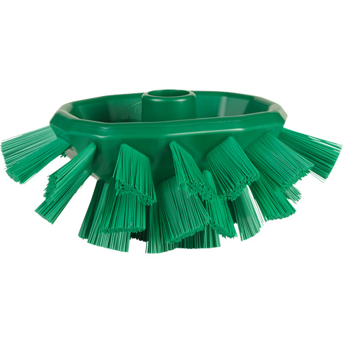 Brosse UST pour cuves, Soies Ferme, Longueur de 7-1/2", Vert Equipex