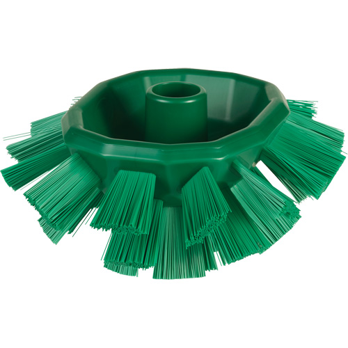 Brosse UST pour cuves, Soies Ferme, Longueur de 7-1/2", Vert Equipex
