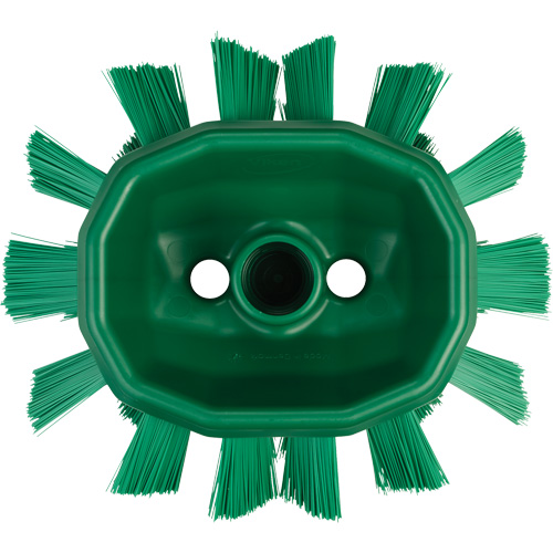 Brosse UST pour cuves, Soies Ferme, Longueur de 7-1/2", Vert Equipex