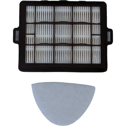 Ensemble de pr&eacute;filtre HEPA pour moteur et filtre d'&eacute;chappement en mousse pour aspirateur sac-&agrave;-dos Ergo et Ergo Pro Equipex