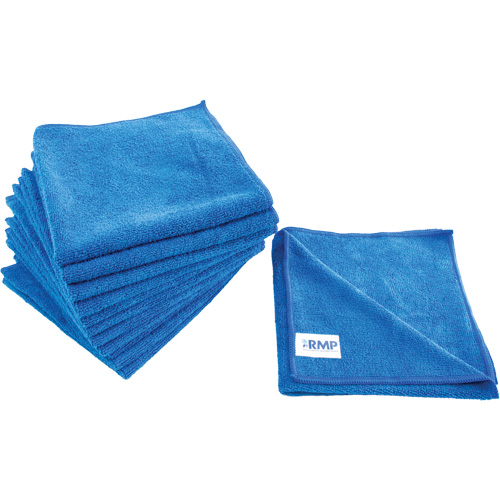 Dusting and Cleaning Cloth, Microfibre, Blue Equipex