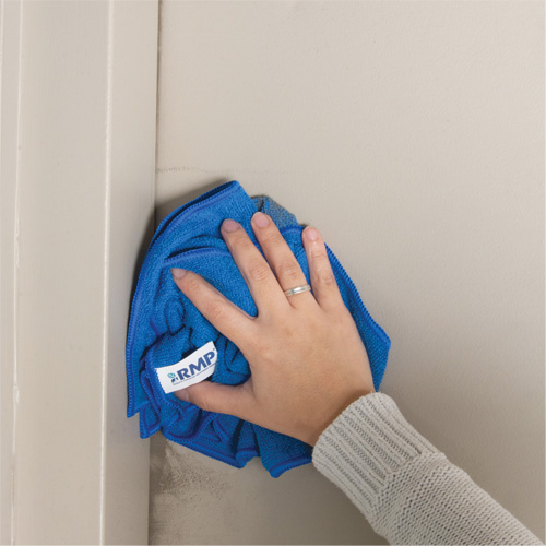 Dusting and Cleaning Cloth, Microfibre, Blue Equipex