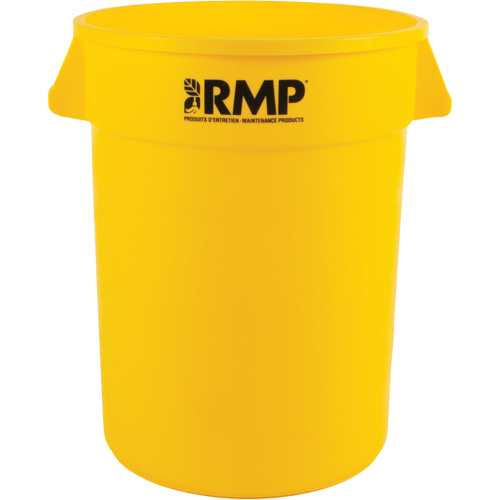 Garbage Bin, Polyethylene, 32 US gal. Equipex