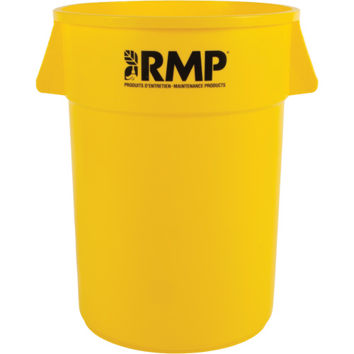 Garbage Bin, Polyethylene, 44 US gal. Equipex