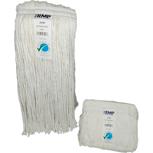 4-Ply Narrow Mop Head, Rayon, 16 oz., Cut Style Equipex