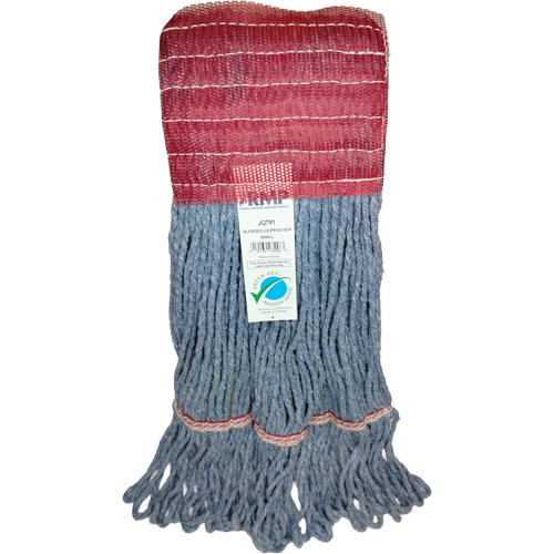 Wide-Band Mop Head, Antimicrobial/Floor Finishing/Specialty, Cotton/Rayon/Synthetic, Loop Style Equipex