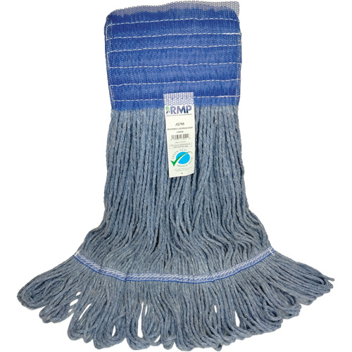 T&ecirc;te de vadrouille &agrave; bande large, Antimicrobien/Finition de plancher/Sp&eacute;cialis&eacute;, Coton/Rayonne/Synth&eacute;tique, Style Boucle Equipex