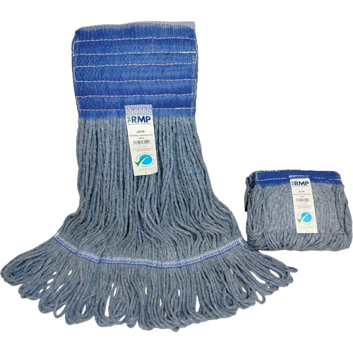 T&ecirc;te de vadrouille &agrave; bande large, Antimicrobien/Finition de plancher/Sp&eacute;cialis&eacute;, Coton/Rayonne/Synth&eacute;tique, Style Boucle Equipex