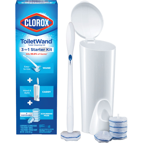 Disinfecting ToiletWand Disposable Cleaner 3-in-1 Starter Kit Equipex