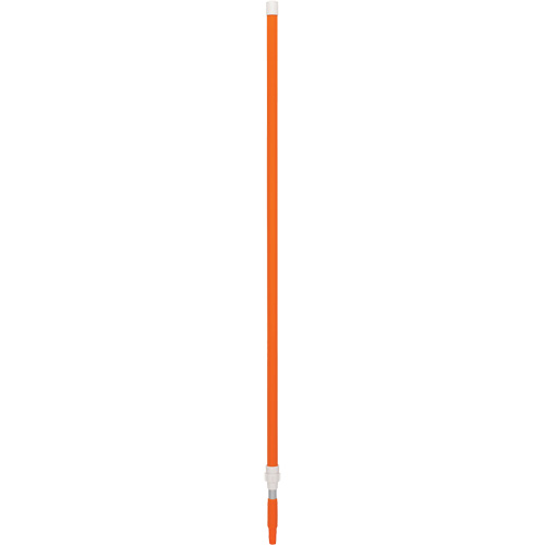 Manche, Balai/Brosse/Vadrouille &agrave; &eacute;pousseter/Support &agrave; tampon/Grattoir/Raclette/Vadrouille humide, Orange, T&eacute;lescopique, 62" - 109-2/5" lo Equipex