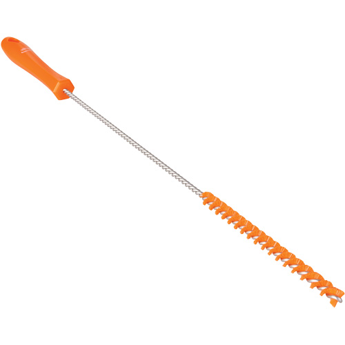 Brosse pour tubes, Soies Ferme, Longueur de 19-7/10", Orange Equipex